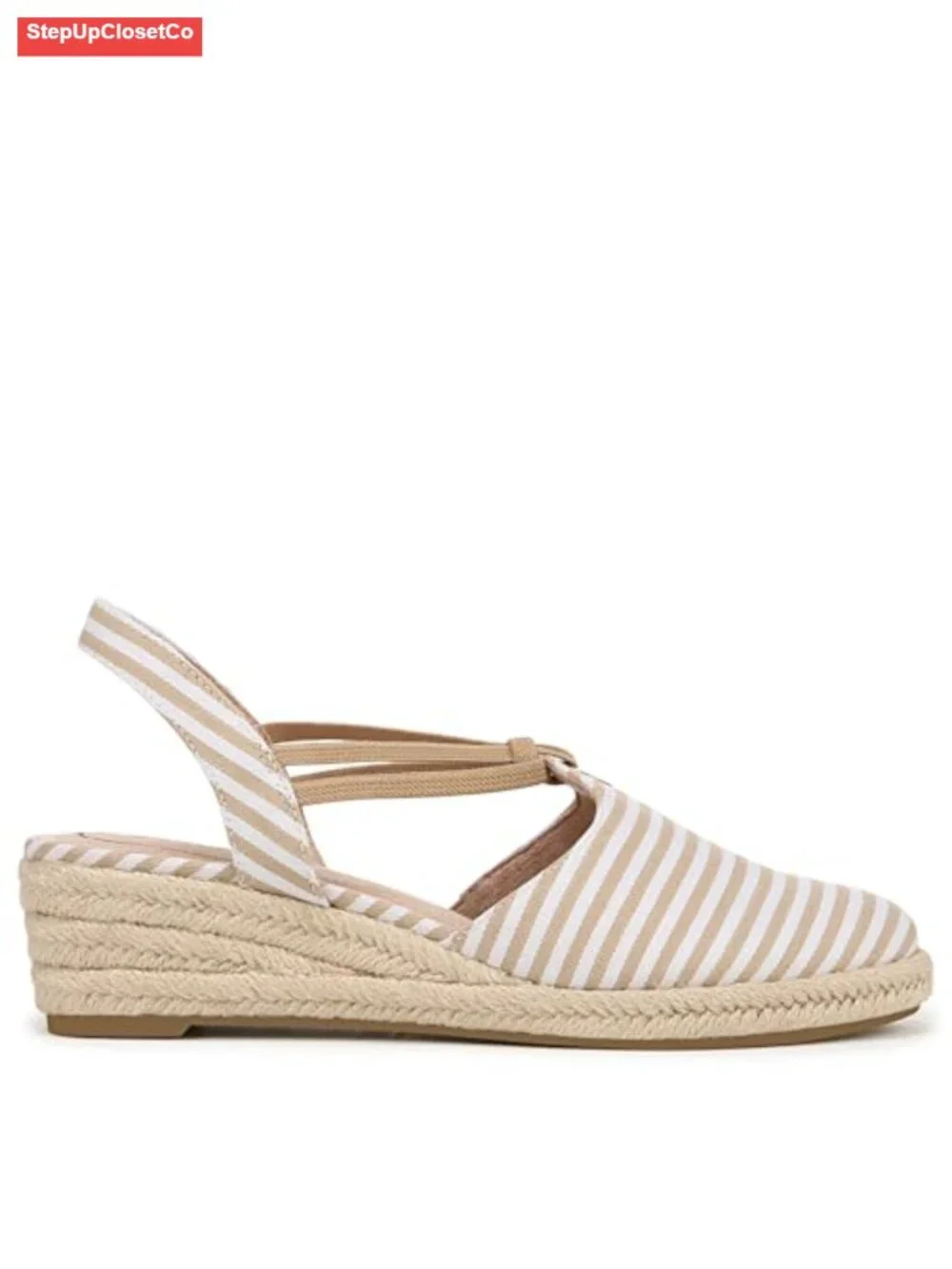 LifeStride Kennedy Wedge Sandals Slingback Espadrille